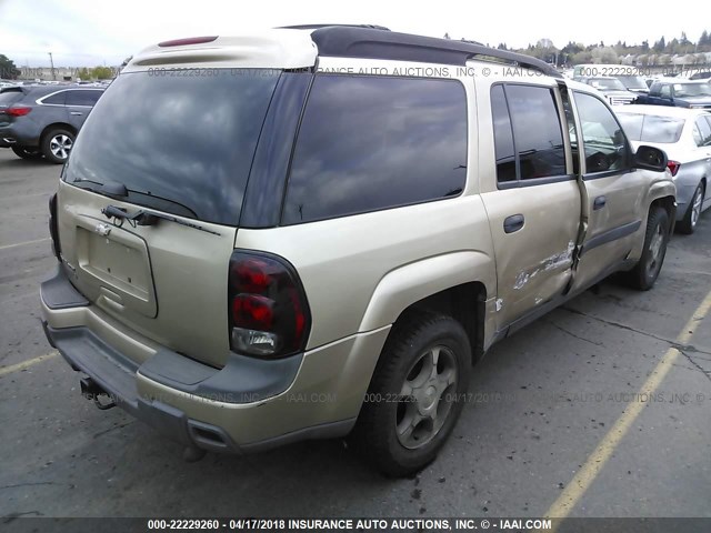 1GNET16S756149013 - 2005 CHEVROLET TRAILBLAZER EXT LS/EXT LT GOLD photo 4