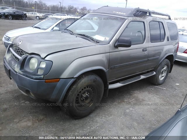 5N1ED28Y43C703132 - 2003 NISSAN XTERRA XE/SE SILVER photo 2