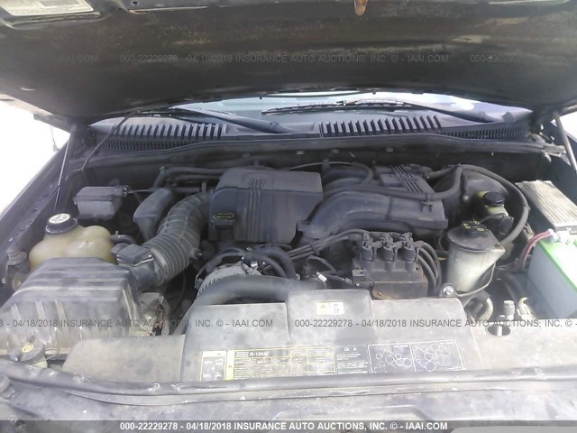 1FMDU74E32ZA48994 - 2002 FORD EXPLORER EDDIE BAUER 黑色 照片 10