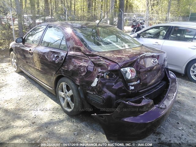 1YVHP80C585M11796 - 2008 MAZDA 6 I PURPLE photo 3