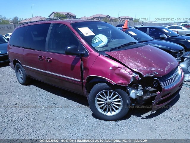 1C4GP54G3XB600749 - 1999 CHRYSLER TOWN & COUNTRY LX RED photo 1