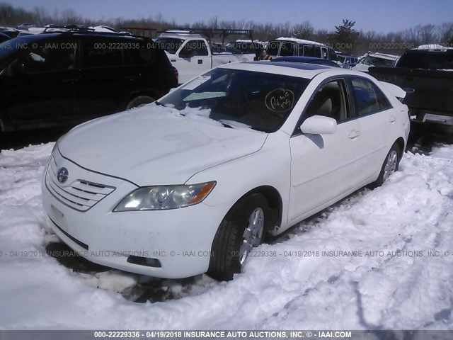 4T1BE46K18U744586 - 2008 TOYOTA CAMRY CE/LE/XLE/SE WHITE photo 2