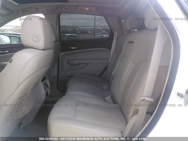 3GYFNBEY0AS602729 - 2010 CADILLAC SRX PERFORMANCE COLLECTION Ақ фото 8