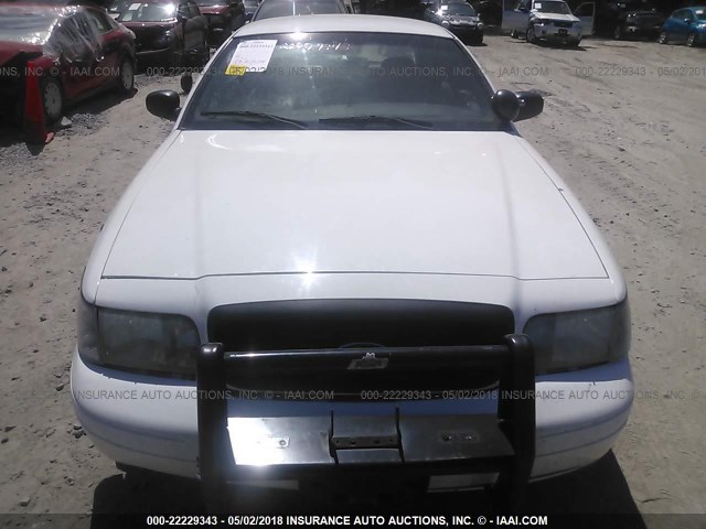 2FABP7BV1AX145823 - 2010 FORD CROWN VICTORIA POLICE INTERCEPTOR WHITE photo 6