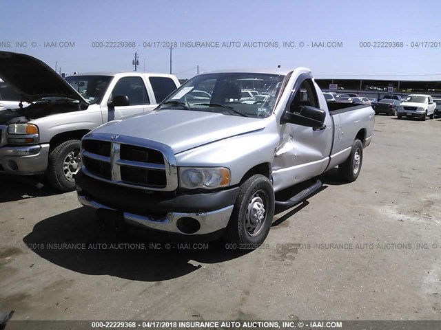 3D7KR26C85G761752 - 2005 DODGE RAM 2500 ST/SLT SILVER photo 2