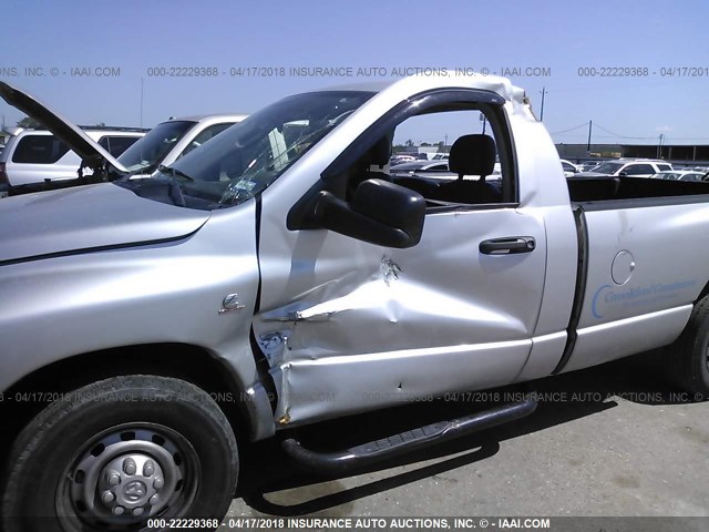 3D7KR26C85G761752 - 2005 DODGE RAM 2500 ST/SLT 银色 照片 6