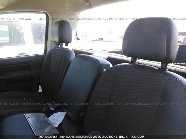 3D7KR26C85G761752 - 2005 DODGE RAM 2500 ST/SLT 银色 照片 8