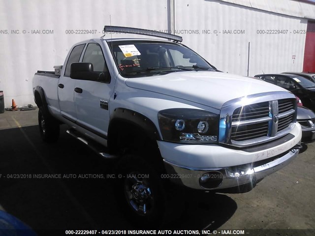 3D7KS28C77G758636 - 2007 DODGE RAM 2500 ST/SLT 白色 照片 1