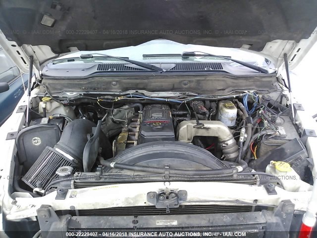3D7KS28C77G758636 - 2007 DODGE RAM 2500 ST/SLT 白色 照片 10