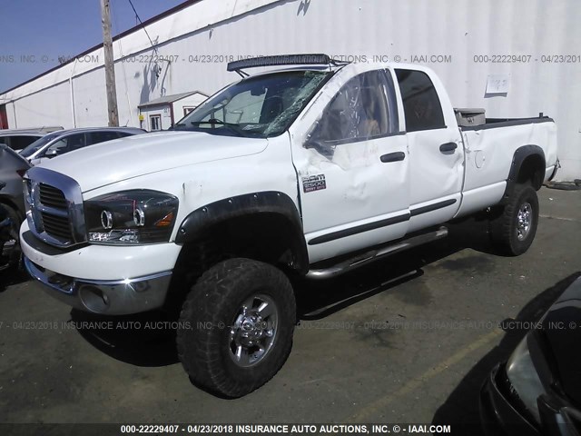 3D7KS28C77G758636 - 2007 DODGE RAM 2500 ST/SLT 白色 照片 2