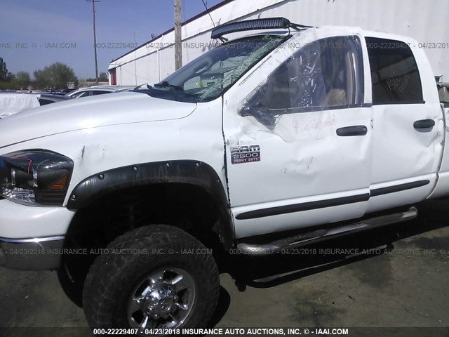 3D7KS28C77G758636 - 2007 DODGE RAM 2500 ST/SLT 白色 照片 6