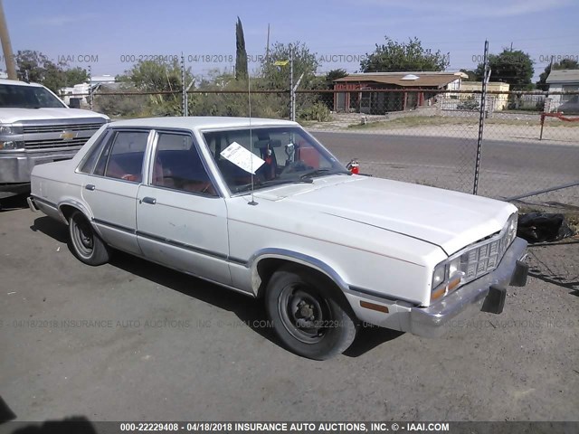 2FABP21B5BX102887 - 1981 FORD FAIRMONT WHITE photo 1