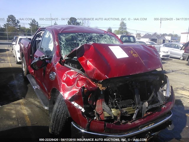 1N6AA1E67HN506845 - 2017 NISSAN TITAN SV/SL/PLATINUM RESERVE RED photo 6