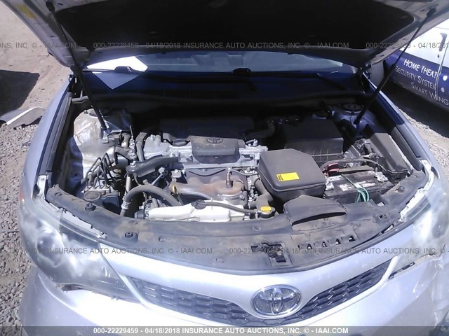 4T1BF1FK1DU244093 - 2013 TOYOTA CAMRY L/SE/LE/XLE 银色 照片 10