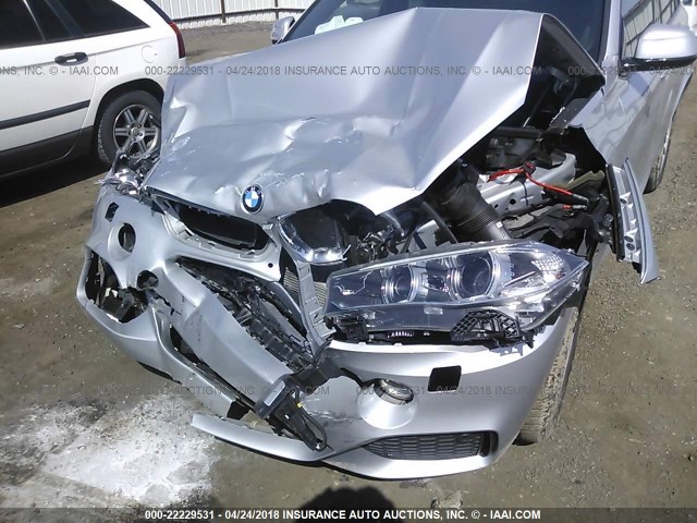 5UXKR0C50H0U54510 - 2017 BMW X5 XDRIVE35I SILVER photo 6