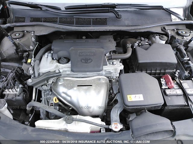 4T1BF1FK6HU743204 - 2017 TOYOTA CAMRY LE/XLE/SE/XSE BLACK photo 10