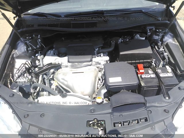 4T4BF1FK7GR580342 - 2016 TOYOTA CAMRY LE/XLE/SE/XSE ნაცრისფერი ფოტო 10