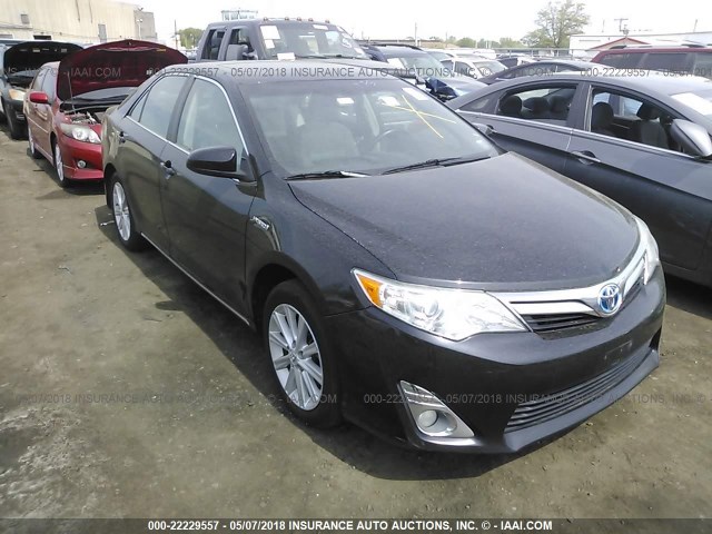 4T1BD1FK3CU056468 - 2012 TOYOTA CAMRY HYBRID/LE/XLE BLACK photo 1