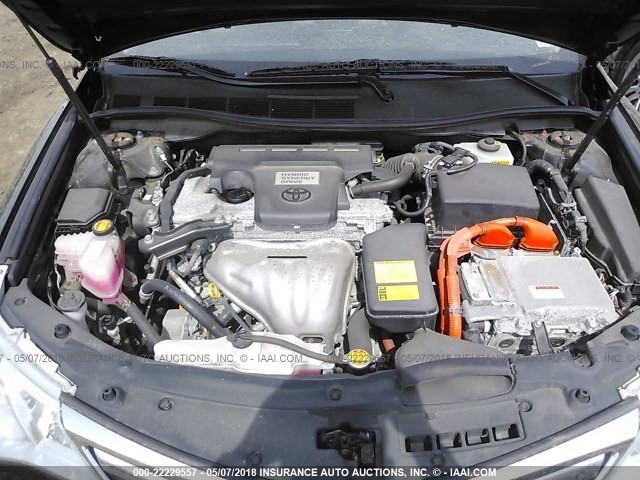 4T1BD1FK3CU056468 - 2012 TOYOTA CAMRY HYBRID/LE/XLE 黑色 照片 10