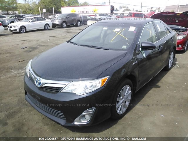 4T1BD1FK3CU056468 - 2012 TOYOTA CAMRY HYBRID/LE/XLE 黑色 照片 2
