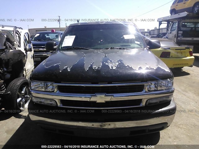 1GNEC13Z63J344564 - 2003 CHEVROLET TAHOE C1500 BLACK photo 6