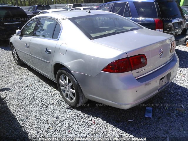 1G4HD57258U179342 - 2008 BUICK LUCERNE CXL SILVER photo 3