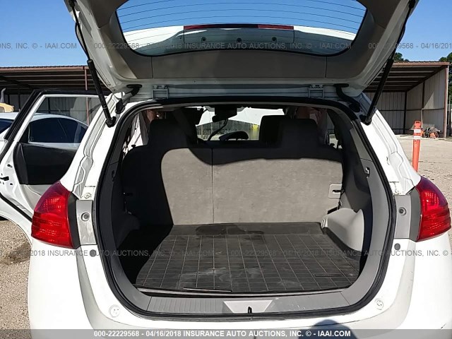 JN8AS5MT8DW019256 - 2013 NISSAN ROGUE S/SV WHITE photo 8