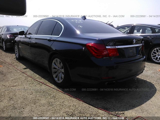 WBAKC8C59BC432560 - 2011 BMW 750 LXI Navy photo 3