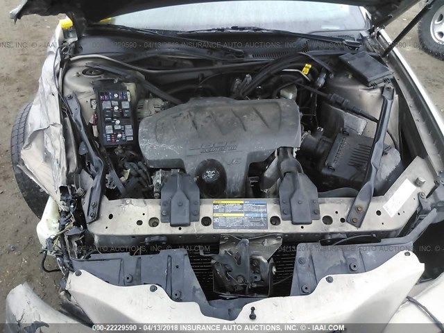 2G2WP552561167811 - 2006 PONTIAC GRAND PRIX Pewter photo 10