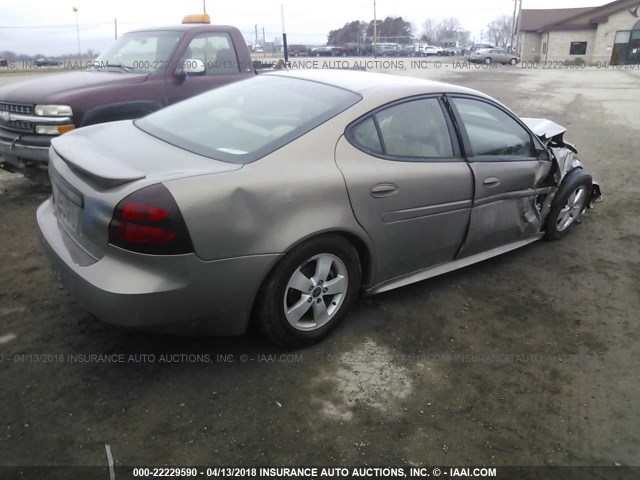 2G2WP552561167811 - 2006 PONTIAC GRAND PRIX Pewter photo 4