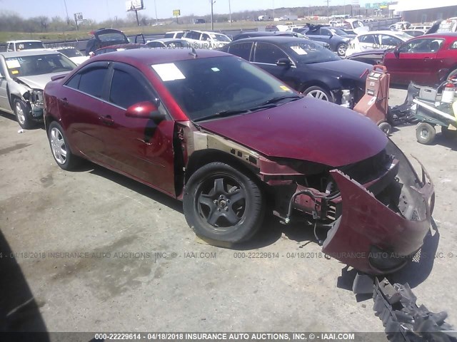 1G2ZA5EK0A4130631 - 2010 PONTIAC G6 RED photo 1
