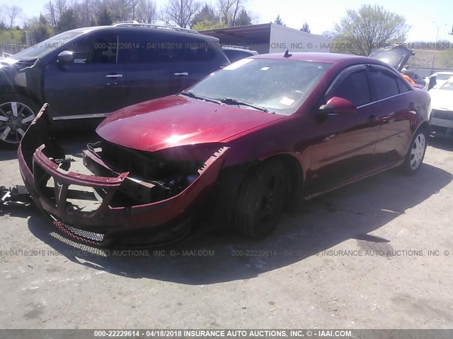 1G2ZA5EK0A4130631 - 2010 PONTIAC G6 RED photo 2