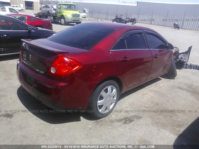 1G2ZA5EK0A4130631 - 2010 PONTIAC G6 RED photo 4