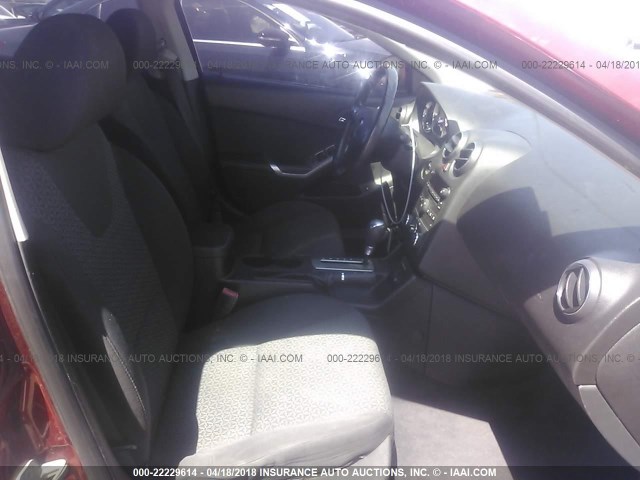 1G2ZA5EK0A4130631 - 2010 PONTIAC G6 RED photo 5