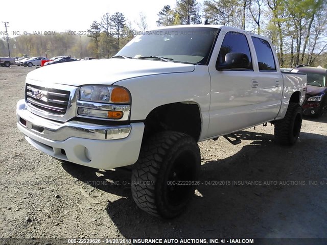 2GTEK13N761338120 - 2006 GMC NEW SIERRA K1500 WHITE photo 2