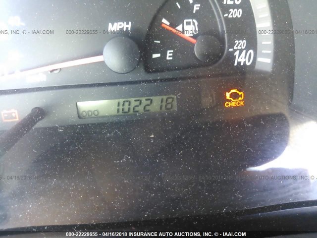 JTDBE30K720124041 - 2002 TOYOTA CAMRY LE/XLE/SE შავი ფოტო 7