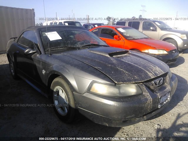 1FAFP45X34F127921 - 2004 FORD MUSTANG GT GRAY photo 1