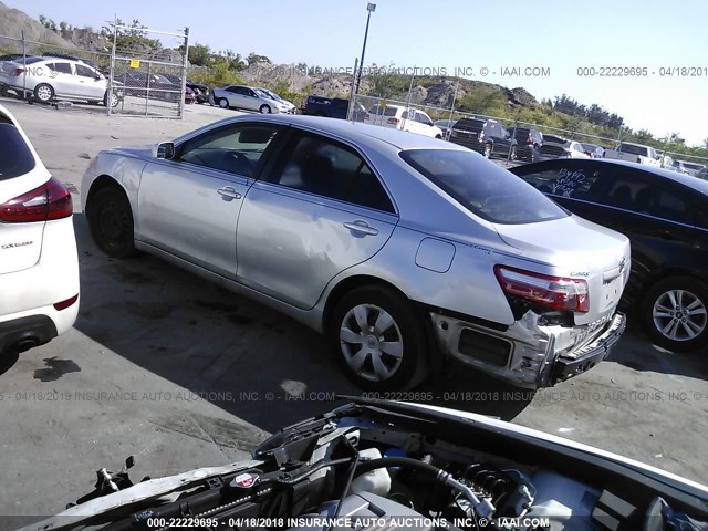 4T1BE46K77U188315 - 2007 TOYOTA CAMRY NEW GENERAT CE/LE/XLE/SE SILVER photo 3