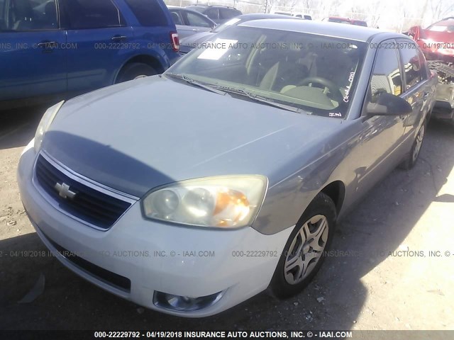 1G1ZS58F87F307214 - 2007 CHEVROLET MALIBU LS ნაცრისფერი ფოტო 2