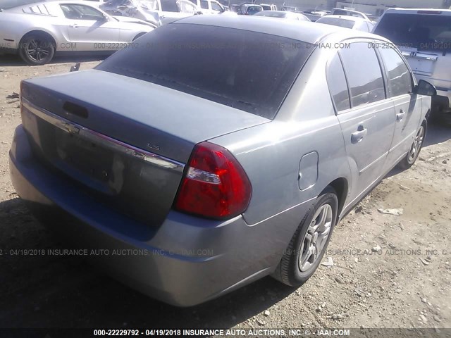 1G1ZS58F87F307214 - 2007 CHEVROLET MALIBU LS ნაცრისფერი ფოტო 4