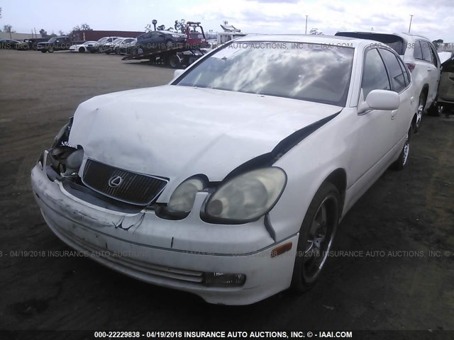 JT8BD68S1X0084358 - 1999 LEXUS GS 300 WHITE photo 2