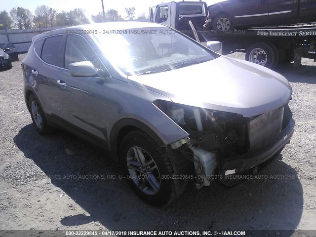 5NMZT3LB7HH018391 - 2017 HYUNDAI SANTA FE SPORT  GRAY photo 1