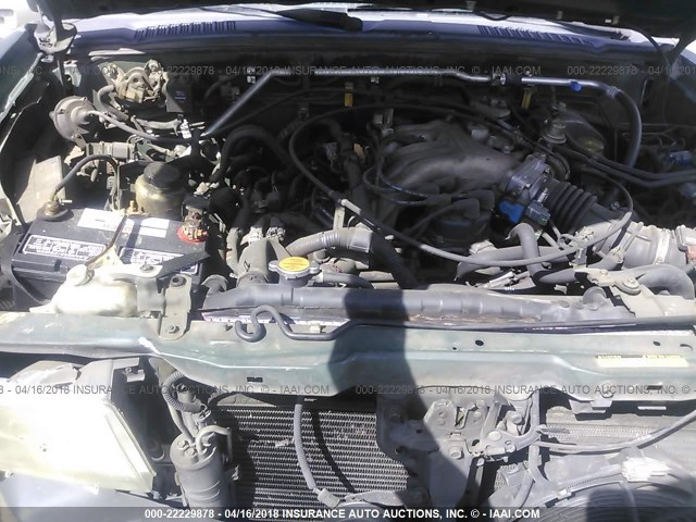 5N1ED28Y1YC520309 - 2000 NISSAN XTERRA XE/SE GREEN photo 10