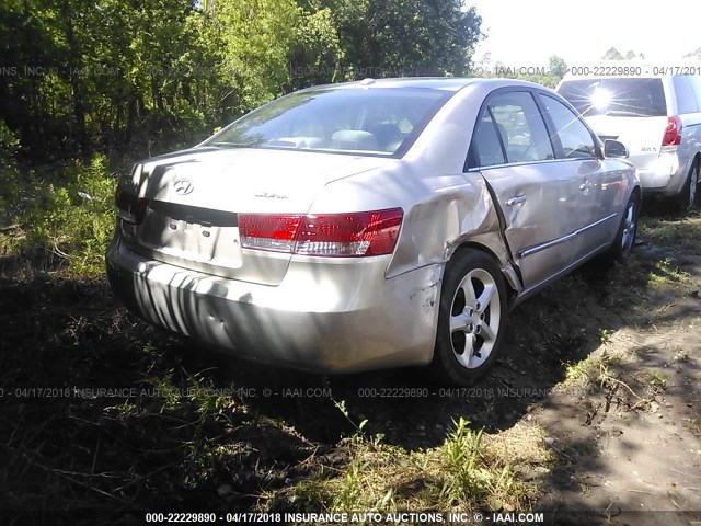 5NPEU46C28H318137 - 2008 HYUNDAI SONATA SE/LIMITED BEIGE photo 4