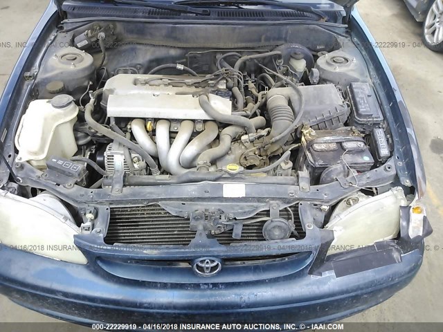 1NXBR12E7WZ054101 - 1998 TOYOTA COROLLA VE/CE/LE GREEN photo 10