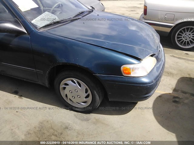 1NXBR12E7WZ054101 - 1998 TOYOTA COROLLA VE/CE/LE 绿色 照片 6