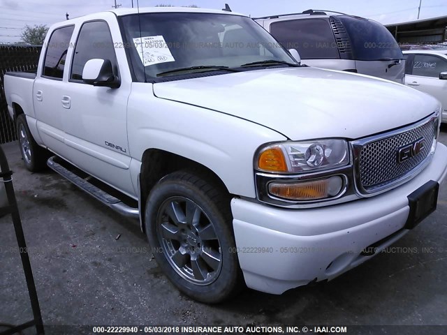 2GTEK63N061118346 - 2006 GMC SIERRA K1500 DENALI WHITE photo 1