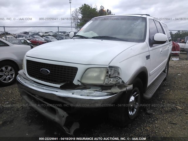 1FMRU17L4YLA05242 - 2000 FORD EXPEDITION EDDIE BAUER WHITE photo 6