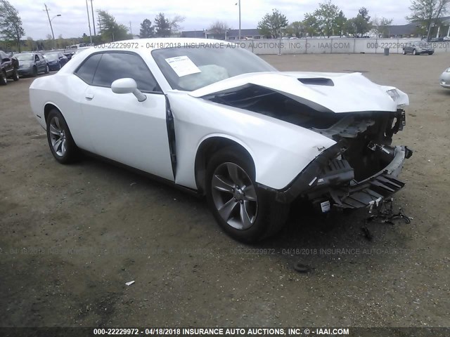 2C3CDZAG9FH901071 - 2015 DODGE CHALLENGER SXT WHITE photo 1