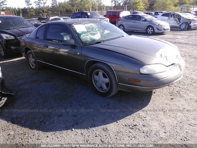 2G1WW12M2V9176911 - 1997 CHEVROLET MONTE CARLO LS GRAY photo 1